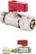 Valvul mini me top Arco, 1/2" M x 16, e kuqe