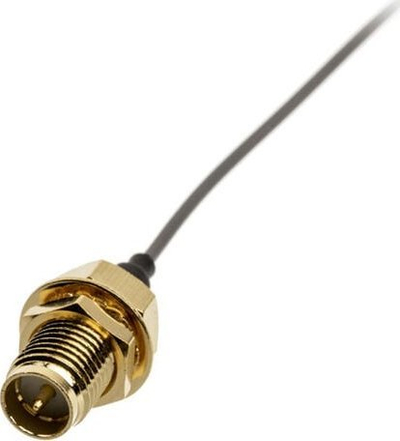 Kabllo sinjali Akasa A-ATC01-150GR, 0.15 m, për Wi-Fi RF, e zezë me ari