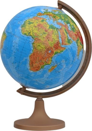 Физички едукативен глобус Globo, 32 cm, пластична основа, разновидни бои