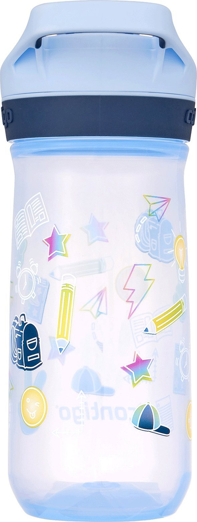 Shishe për fëmijë Contigo Jessie, 420ml, plastike, blu e çelët