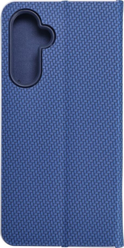 Këllëf libri Vennus Book Carbon për Samsung Galaxy A54 5G, me stand, blu