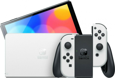 Nintendo Switch OLED Конзола, 64GB, White