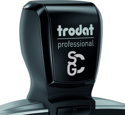 Stampilë datuese Trodat 5435 Professional, prej çeliku inox, SB, e zezë