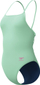 Kostum noti Speedo Club Training Solid Web Back, femra, jeshile