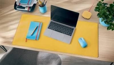 Maus wireless Leitz Cosy, optik, blu e qetë
