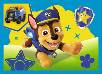 Puzzle për fëmijë Trefl Paw Patrol 4in1, 12 15 20 24 pjesë, shumëngjyrëshe