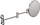 Pasqyrë mure Andex Circle 066CC, 53.6 cm, dyanëshe, krom