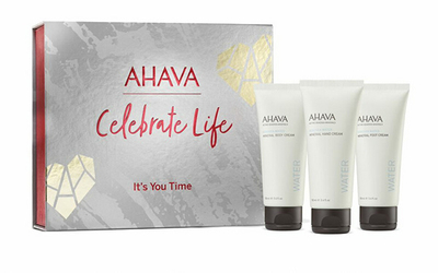 Set Ahava It's You Time - Xhel dushi Deadsea Water 100 ml + losion trupi Mineral Body Lotion 100 ml + krem i duarve Mineral Hand Cream 100 ml