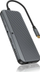 Docking station USB-C ICY BOX IB-DK4060-CPD, HDMI, Power Delivery, gri