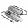 Kuti eksternale SSD M.2 Bounn, USB C hub 6 në 1, HDMI, gri