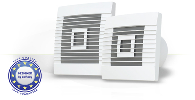 Ventilator airRoxy 100ZG TS, 15W, 100mm, i bardhë