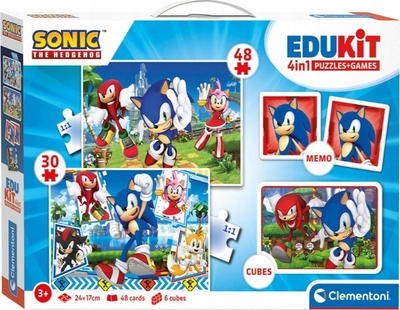 Set lojërash edukative Clementoni Edukit Spidey, 4 në 1, për fëmijë 3+