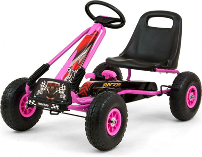 Makinë për fëmijë Milly Mally Thor Gokart (GXP-778980), e zezë/rozë