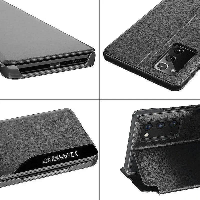 Kapak Mocco Smart Flip për Samsung Galaxy A42 5G, libër, i zi