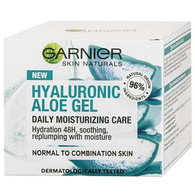 Xhel hidratues për lëkurë Garnier Hyaluronic Aloe Jelly, 50 ml