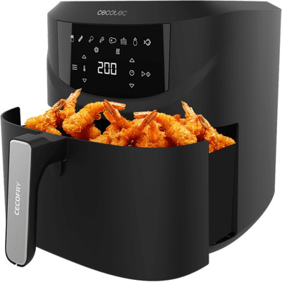 Fritezë pa vaj Cecotec Cecofry 7600, 7.6L, 2000W, e zezë