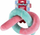 Плишана играчка за кучиња Coockoo Plush Snuggle Snake, во форма на змија, со јаже, повеќебојна