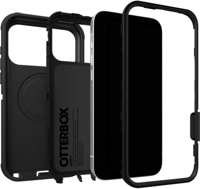 Kapak telefoni OtterBox Defender Pro për iPhone 17 Pro Max, me MagSafe, i zi