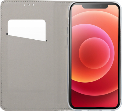 Kapak tip libër Smart Case për Samsung Galaxy M53 5G, me magnet, me xhep kartash, i kuq