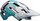 Helmetë çiklizmi Full Face Bell Super Air R Mips Spherical, MTB, e bardhë infrakuqe mat me shkëlqim