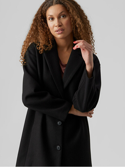 Pallto Vero Moda VMFORTUNELYON 10278713, e zezë