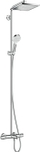 Set dushi Hansgrohe Crometta E, me termostat, dush katror, krom