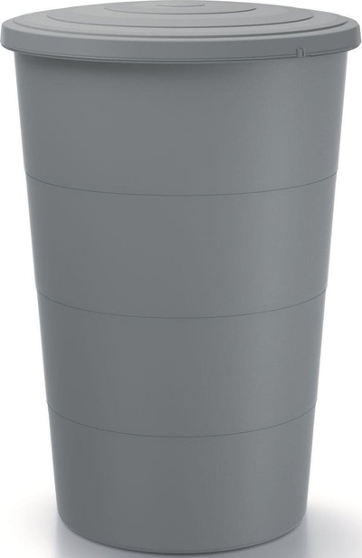 Fuçi uji plastike SMOOTH 160L, 60x88cm, gri e hapur