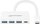 Hub USB Manhattan Type C, 3 porta USB 3.0, Power Delivery, i bardhë