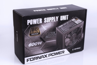 Furnizues energjie Gembird ATX, 600W, 80 Plus Bronze, ventilator 12 cm