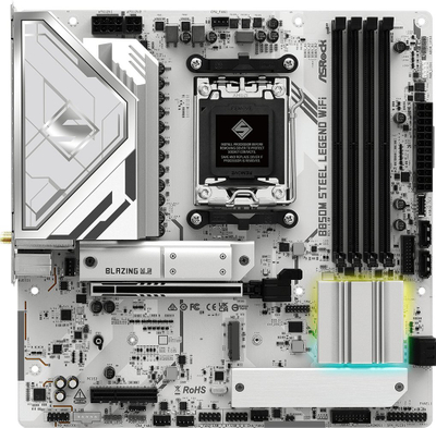 Матична плоча Asrock B850M Steel Legend WiFi, AMD AM5, DDR5, Micro ATX