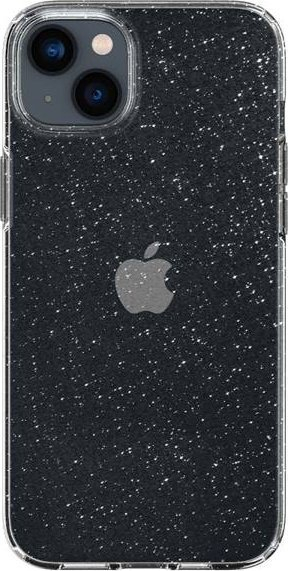 Kapak telefoni Spigen Liquid Crystal Glitter, për iPhone 14, TPU, transparent me shkëlqim