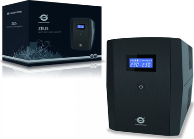 UPS Conceptronic ZEUS 1200VA, 720W, me ekran LCD, i zi