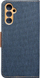 Futrollë telefoni Futera Jeans Canvas për Samsung Galaxy A14 4G, tip libër, me stand, blu navy