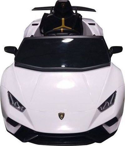 Makina elektrike për fëmijë Lean Sport Lamborghini Huracan, 12V, 4 motorë, e bardhë
