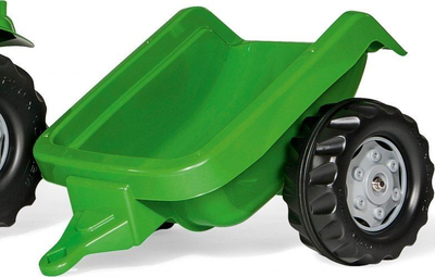 Traktor lodër Rolly Toys Deutz-Fahr Kid me rimorkjo, jeshil