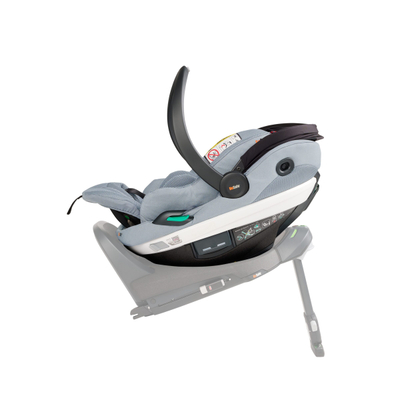 Ulëse auto për fëmijë BeSafe Go Beyond, i-Size 40-87cm, sistem 5 pika, gri Peak Mesh