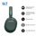 Kufje Sony ULT WEAR, wireless me Bluetooth, që heqin zhurmën, ngjyra Forest Gray