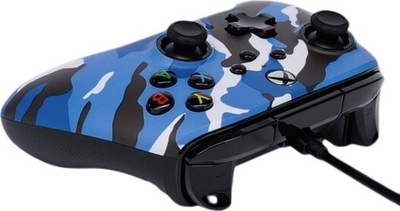 Контролер PowerA Xbox Enhanced Camo, жичен, сина