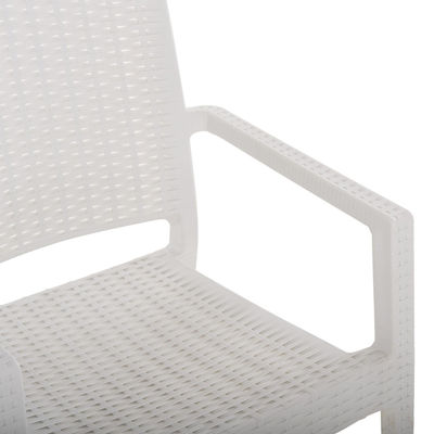 Kolltuk Kaganu 58x55x88Hcm (HM5134.02), bardhë