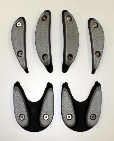 Taka zëvendësuese për këpucë MTB Giro Walking Pad, madhësia 48, set, zi argjendtë