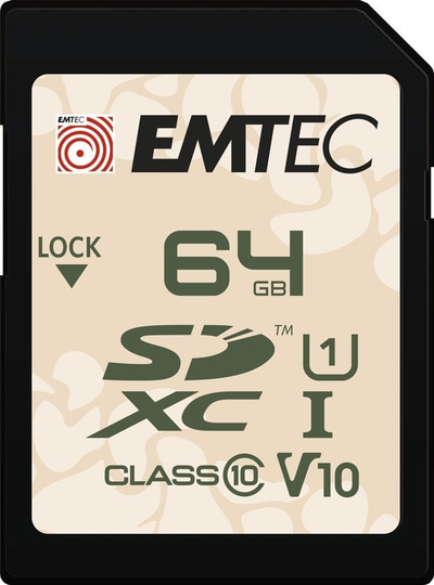 Мемориска картичка Emtec SD, 64GB, UHS I U1 V10, OUTDOOR