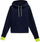 Bluzë me kapuç 4F W H4L21-BLD025 31S, për goca, pambuk poliester, blu navy