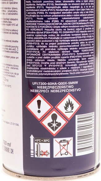 Shkumë izolimi Polynor Home, spray 750 ml, termike dhe akustike