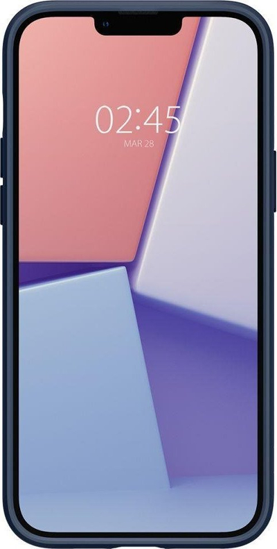 Mbulesë telefoni Spigen Liquid Air për iPhone 14, TPU, mbrojtje kundër goditjeve, blu navy