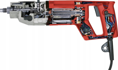 Makinë shpimi me diamant Milwaukee DD 2-160 XE, 1500W, 3000 rpm, e kuqe