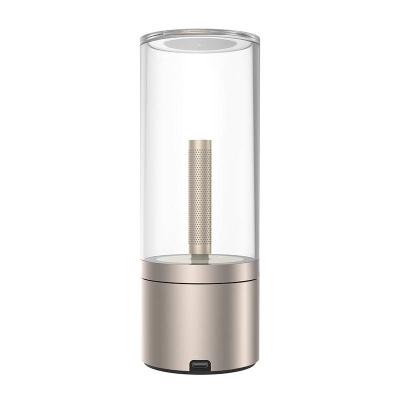 Llambë tavoline Yeelight Candela YLFWD-0019, LED, 12W, rozë e artë