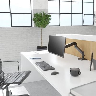 Krah monitori Ergotron LX Pro Series 45-682-292, deri 34", montim në tavolinë, i zi