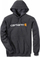 Блуза со капуч Carhartt Signature Logo, XXL, темно сива