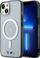 Mbështjellës telefoni BMW Silver Ring MagSafe, për iPhone 14 Plus, transparent