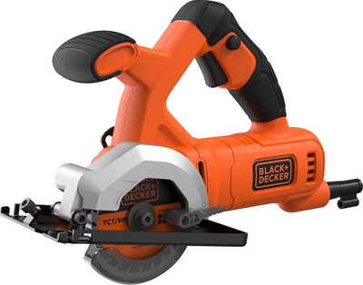 Sharrë rrethore e vogël Black &amp; Decker BES510, 400W, disk 85mm, portokalli